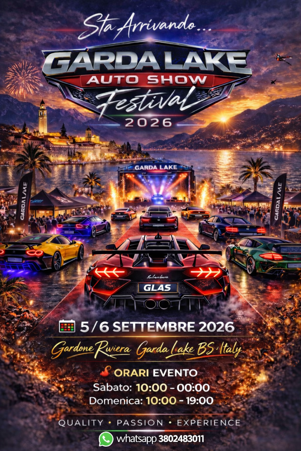 Locandina Garda Lake Auto Show Festival